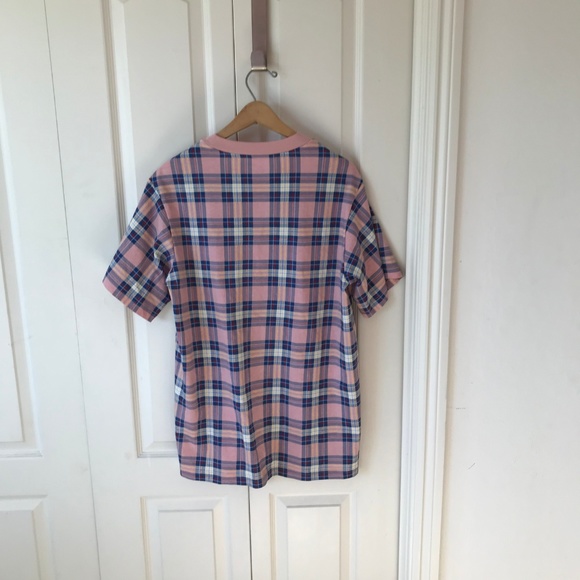 Plaid Unisex Oversized Tee - Picture 3 of 3